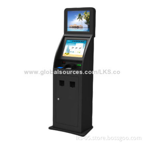 19-inch Self-service Terminal LCD Kiosk with IC Card Reader and Barcode Scanner